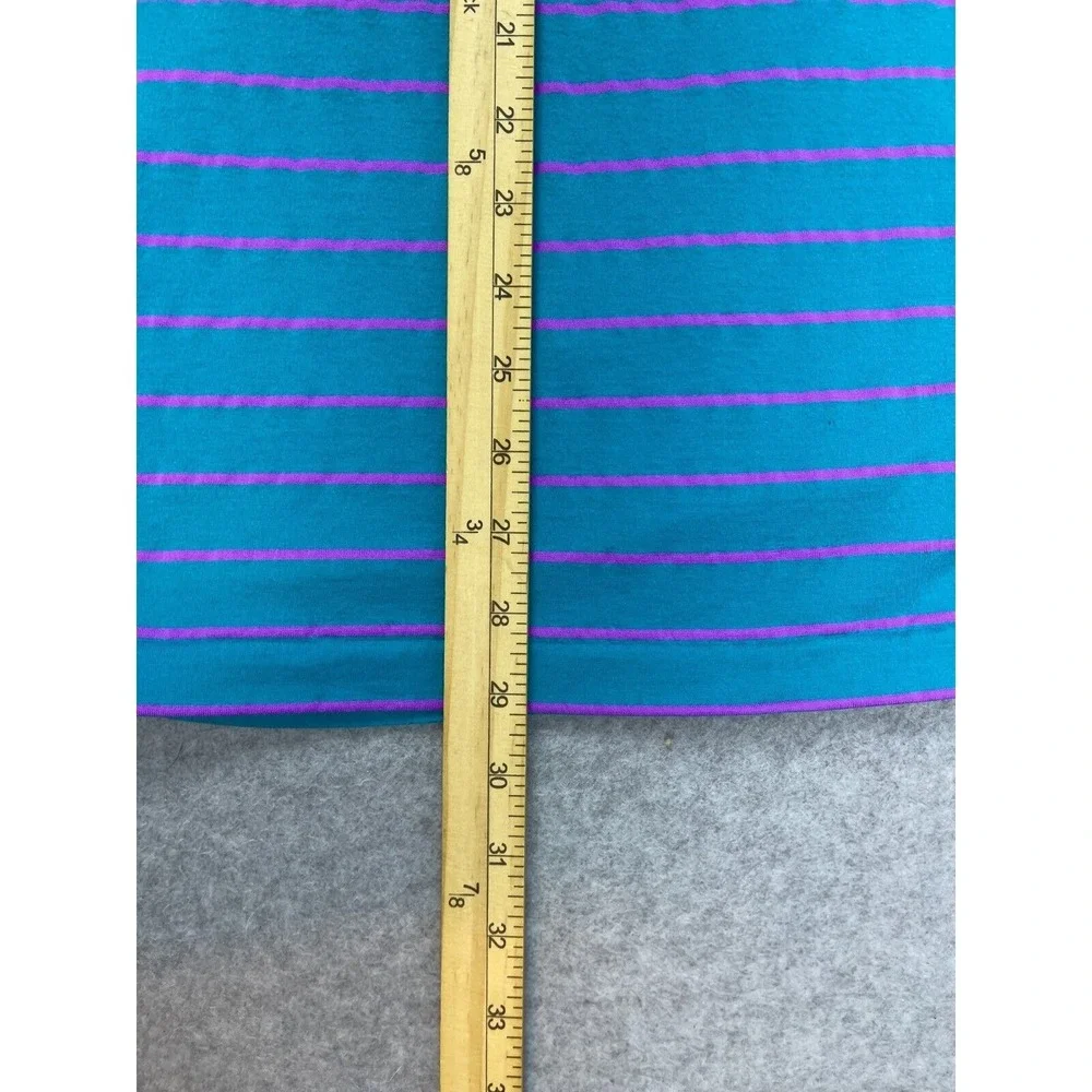 Polo Golf‎ Ralph Lauren Vintage Lisle Shirt Men's L Blue Striped Short Sleeve